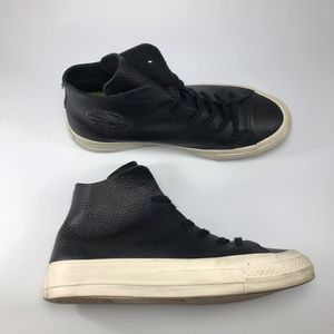 Black Leather Converse